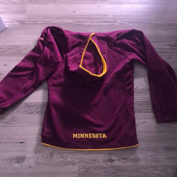 Minnesota Gopher Columbia fleece hoodie - Picture 2 of 3